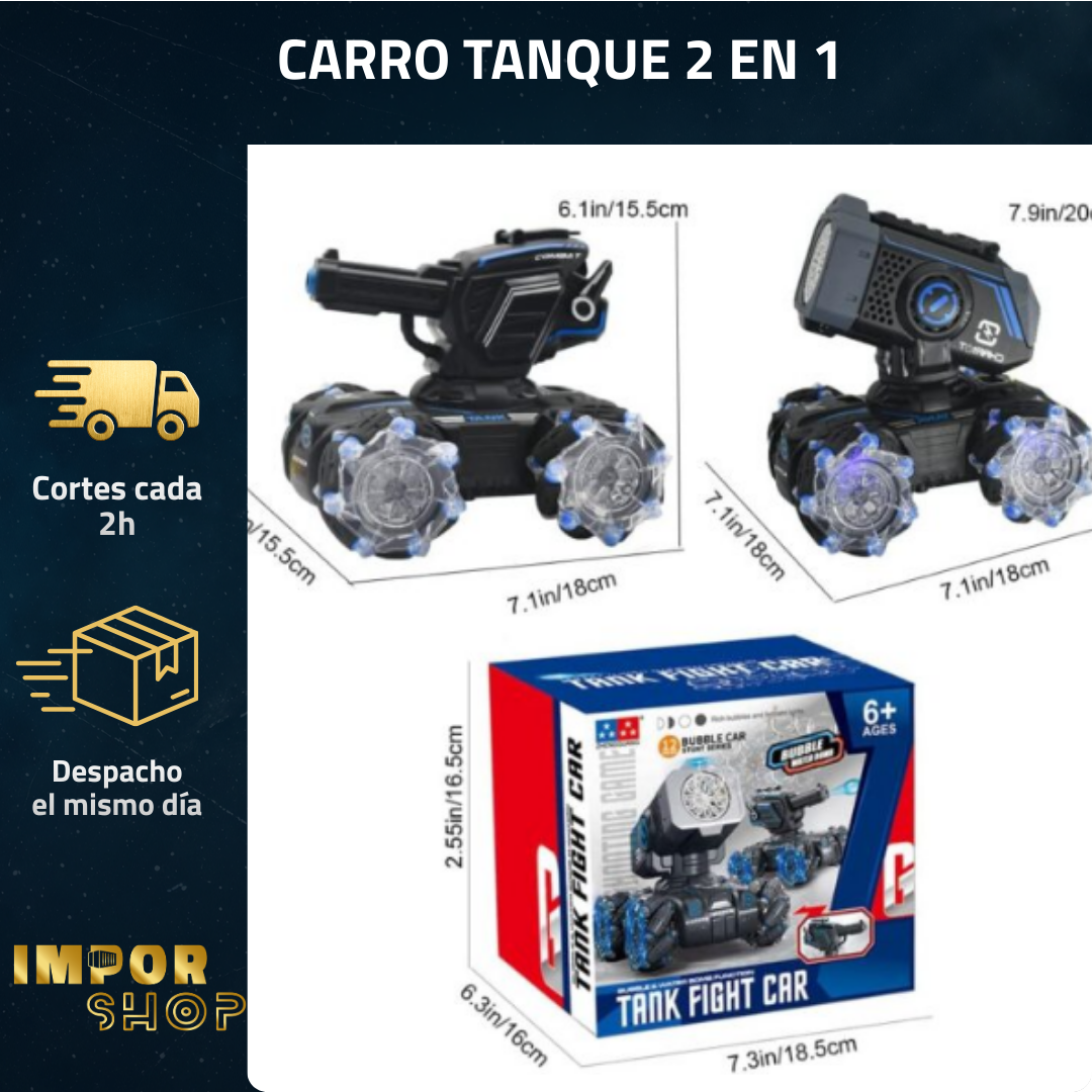 CARRO TANQUE 2 EN 1